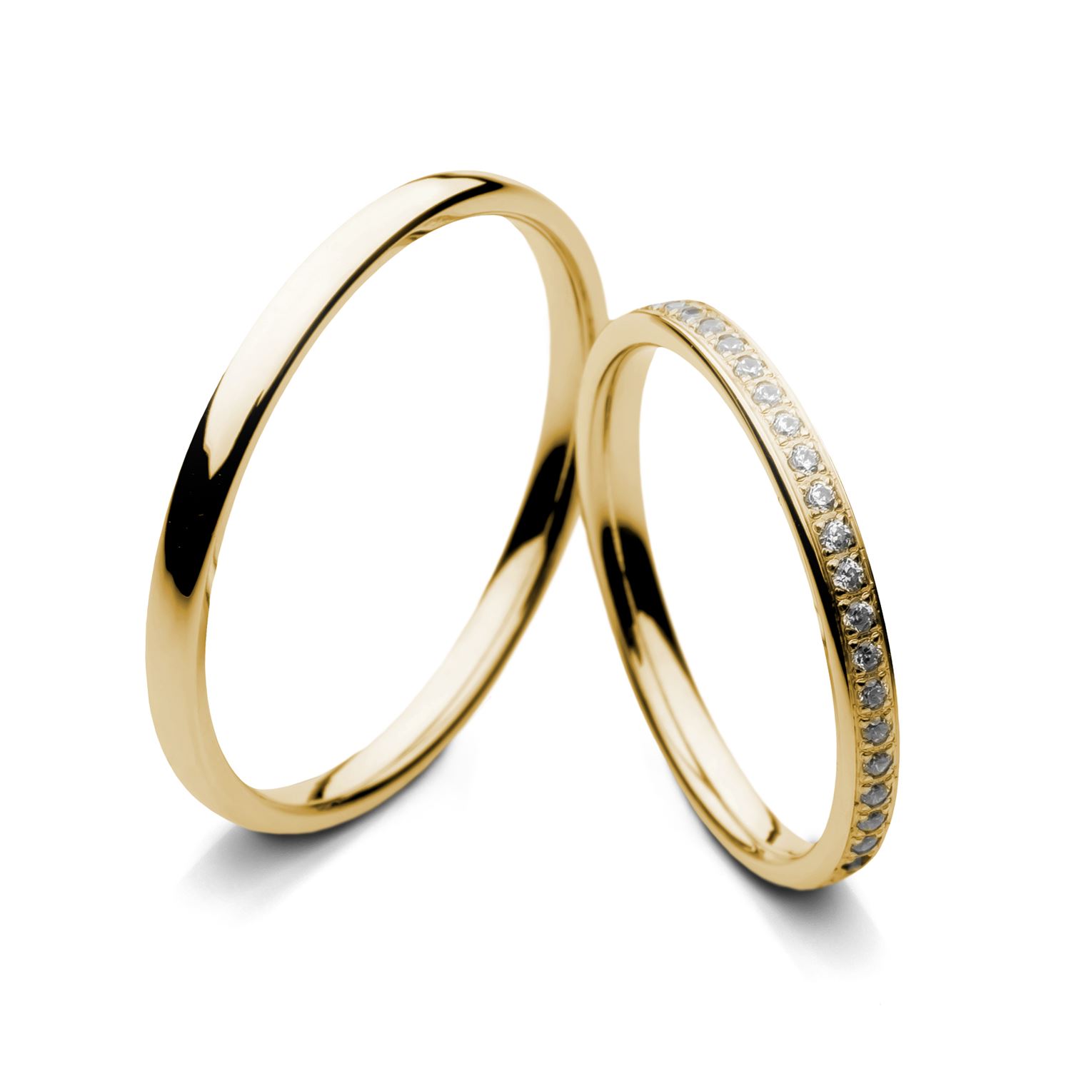 Snubní prsteny č. B-1571-2,3-D1